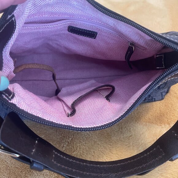 Dooney and Bourke handbag/shoulder bag monogram canvas - Picture 7 of 14